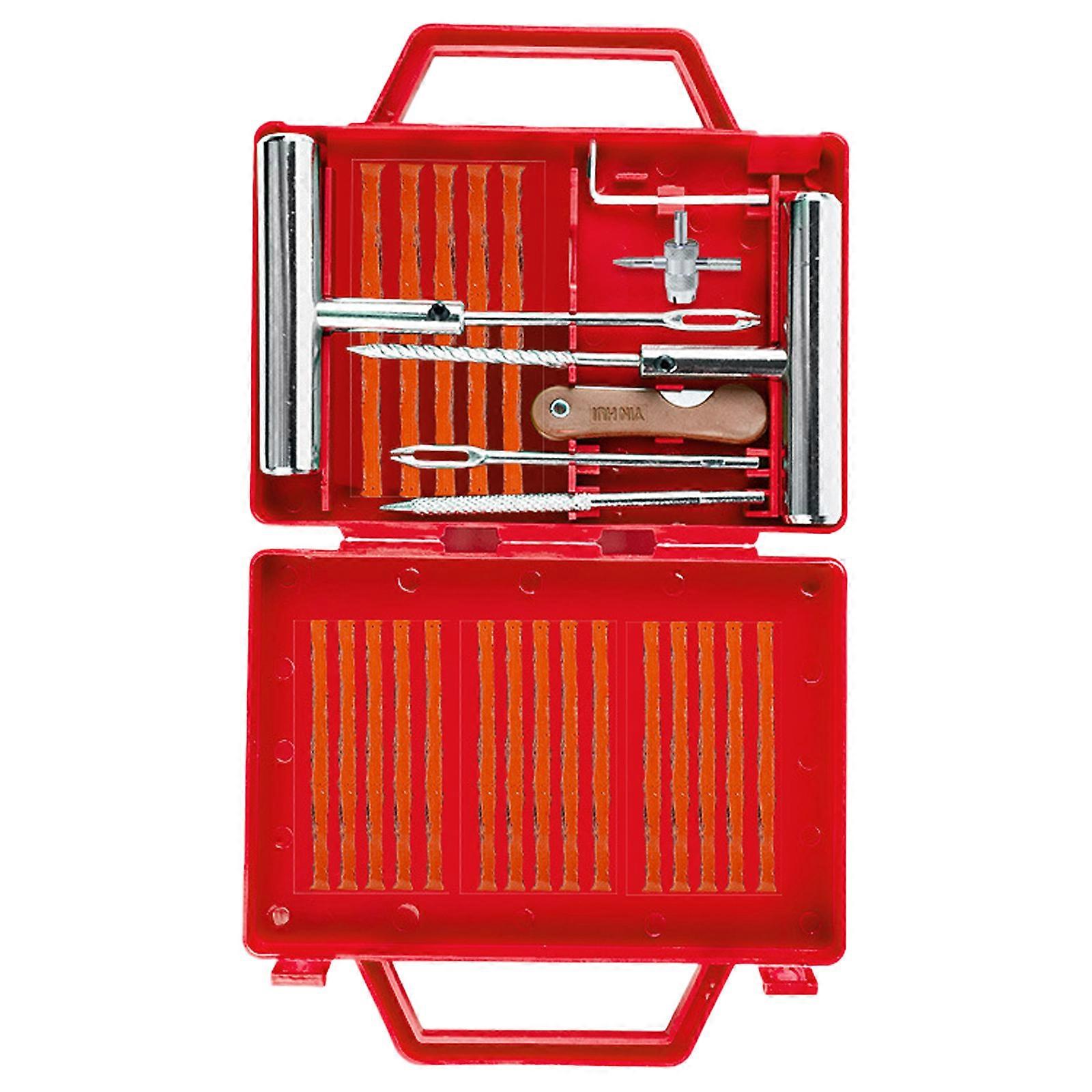 Essential Tire Repair Studding Tool Set Puncture Plugs Car Accessories Suitable for Vehicles, Quick and Efficient Fixes