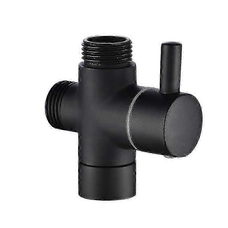 Βαλβίδα Ορείχαλκου 3 κατευθύνσεων Shut- Valve G 1/2 Shut- Valve for Bathroom Shower Hand Shower, Μαύρο, DSF007C P