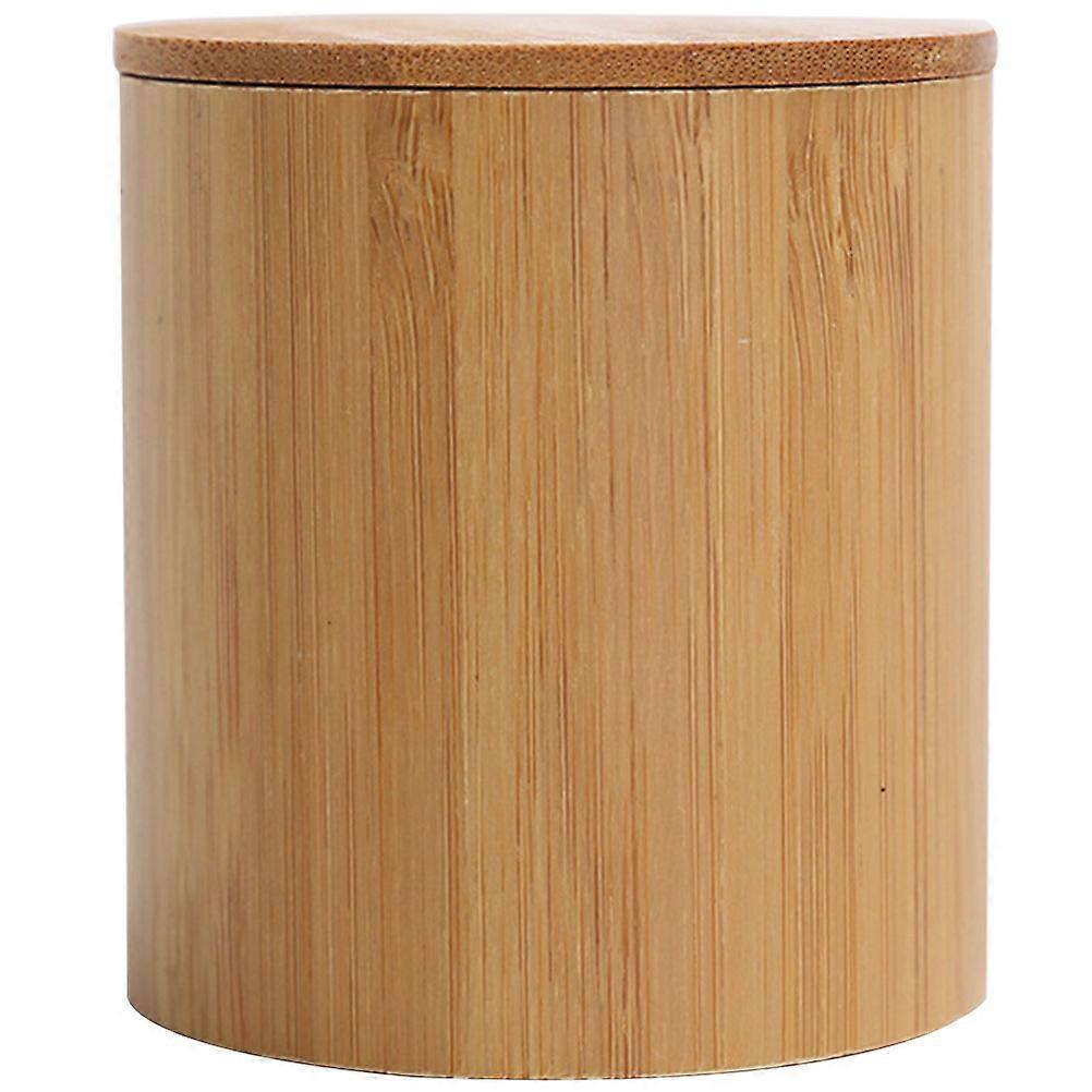 Compact Bamboo Storage Jar for Tea Beans Wax Multi-functional and Stylish Design