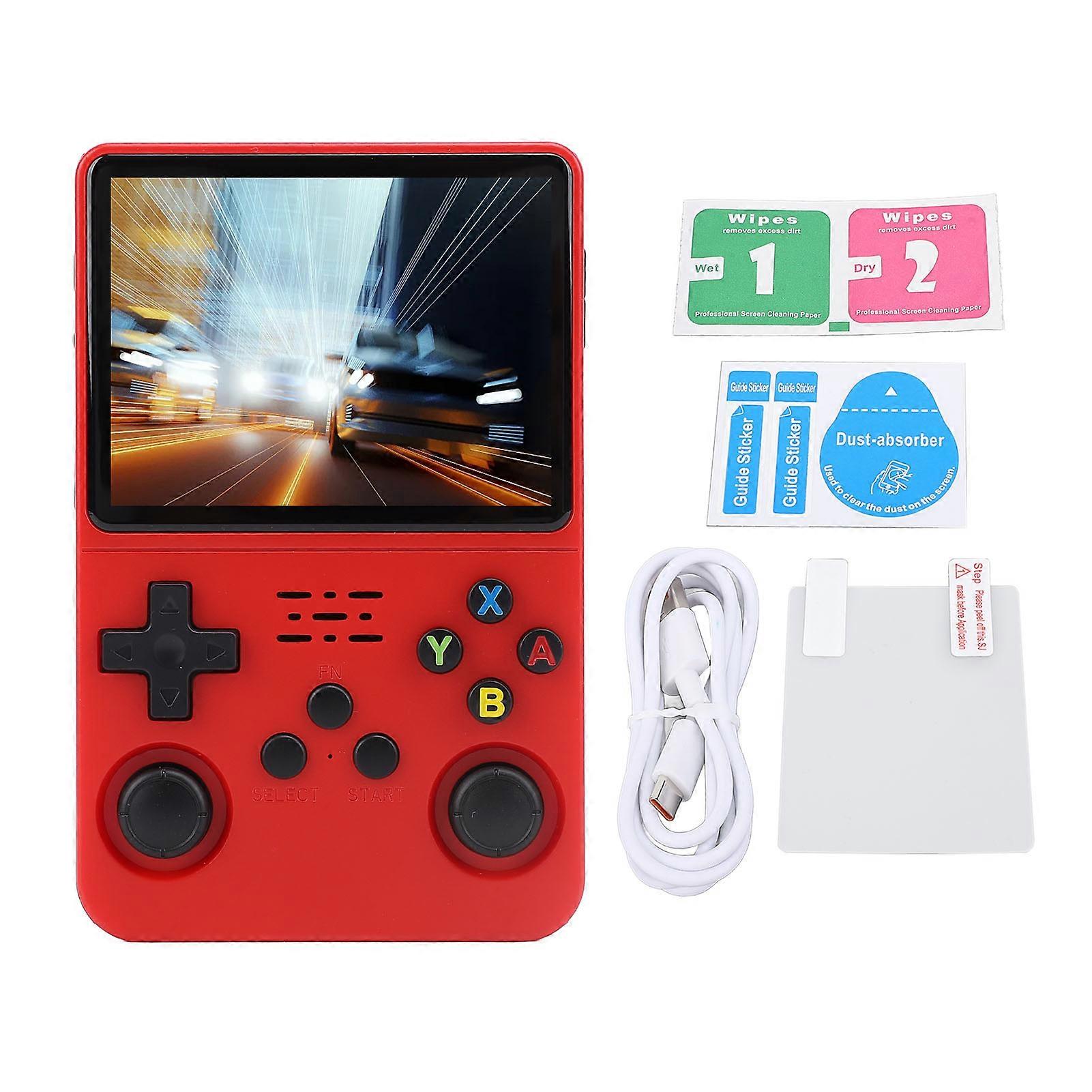 Portable 3.5" IPS Handheld Game Console - 3200mAh Battery, Dual System, 32GB+64GB