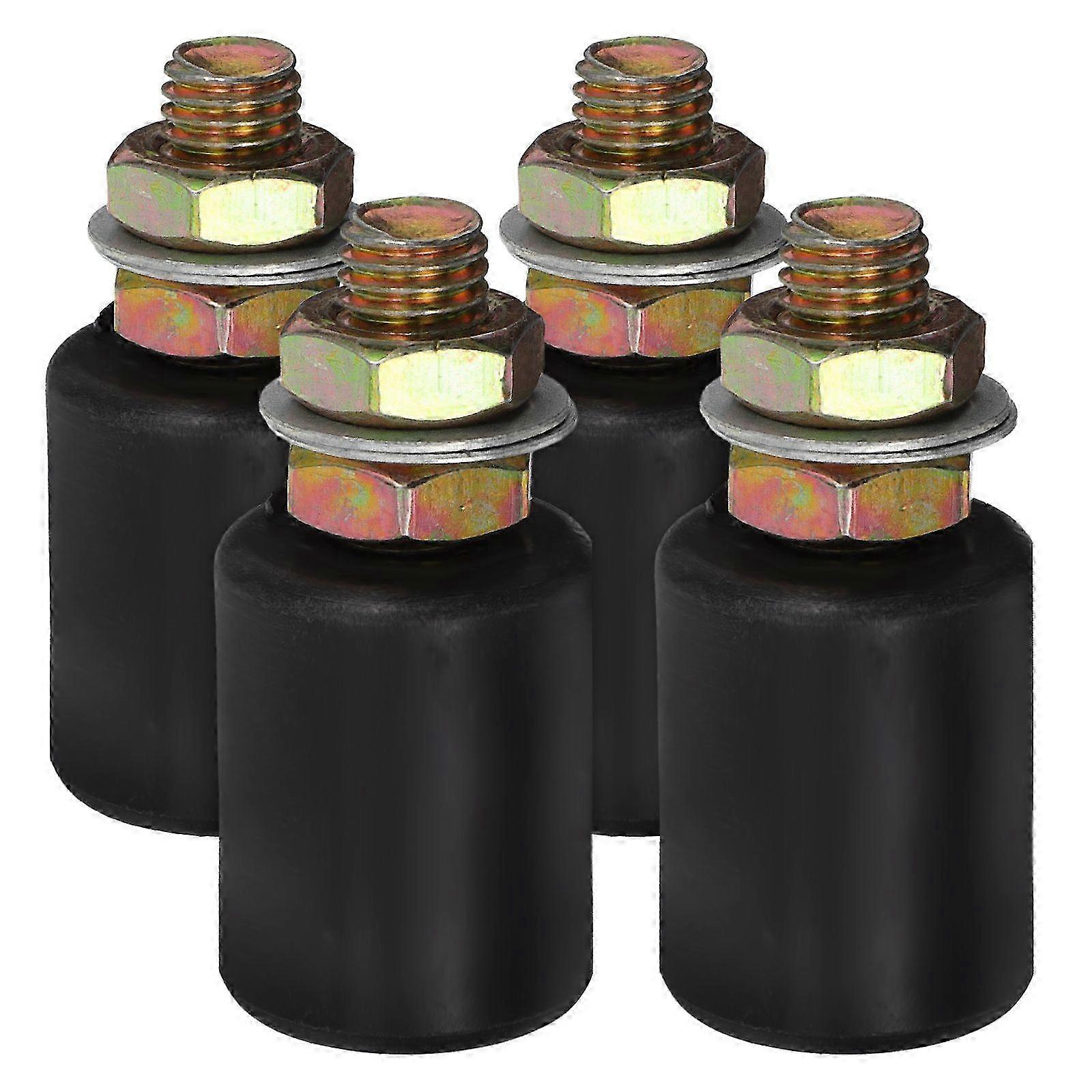 2025 4pcs Practical Nylon Wheel Pulley Wheel Rail Sliding Gate Guiding Wheel Gate Guide Rollers Replacements Slide Gate Guide Rollers Gate Rollers