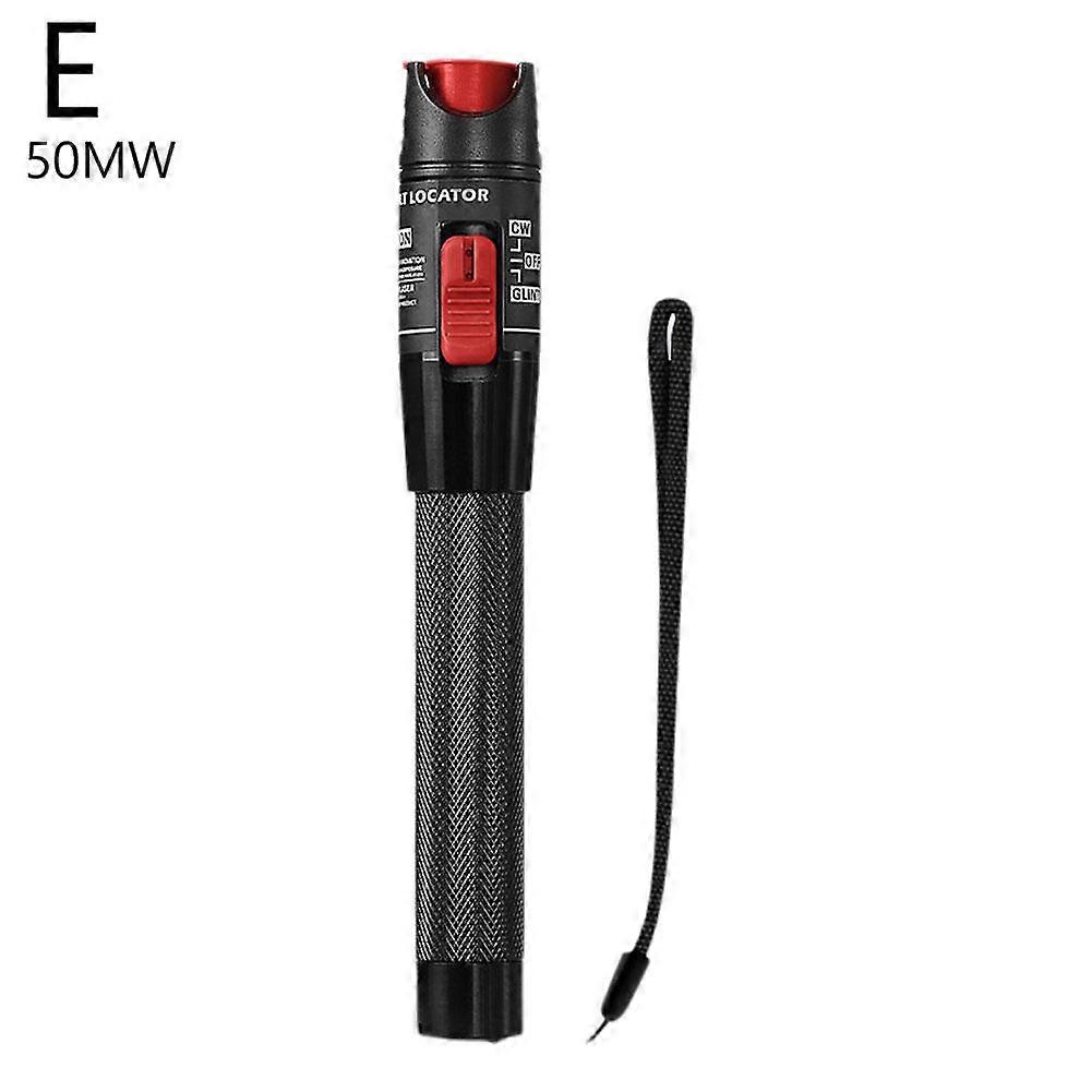 50mW Red Button Fiber Optic Red Light Pen Tester 1–60km Visual Fault Locator 1/10/20/30/50mW