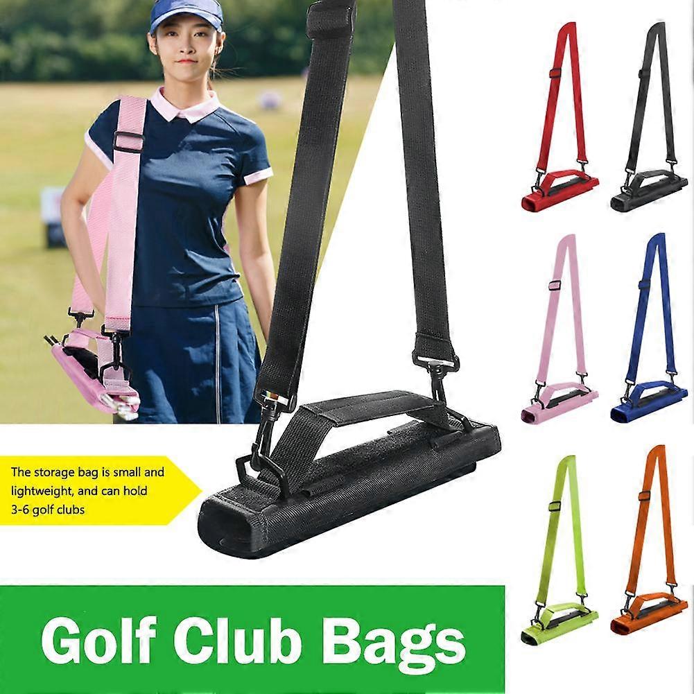 ורוד (E)$ תיק מועדון גולף נייד מיני תיק מועדון גולף כף יד תיק ירוק crossbody תיק מועדון גולף תיק אימון אחיזה