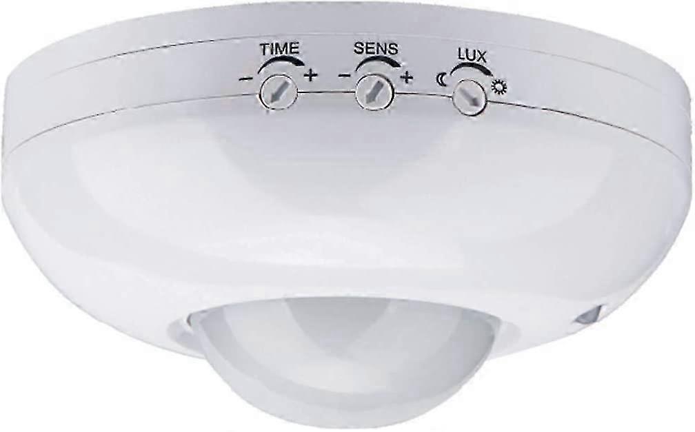 Ceiling Mounted 360 Degree PIR Motion Light Switch 1200w Max
