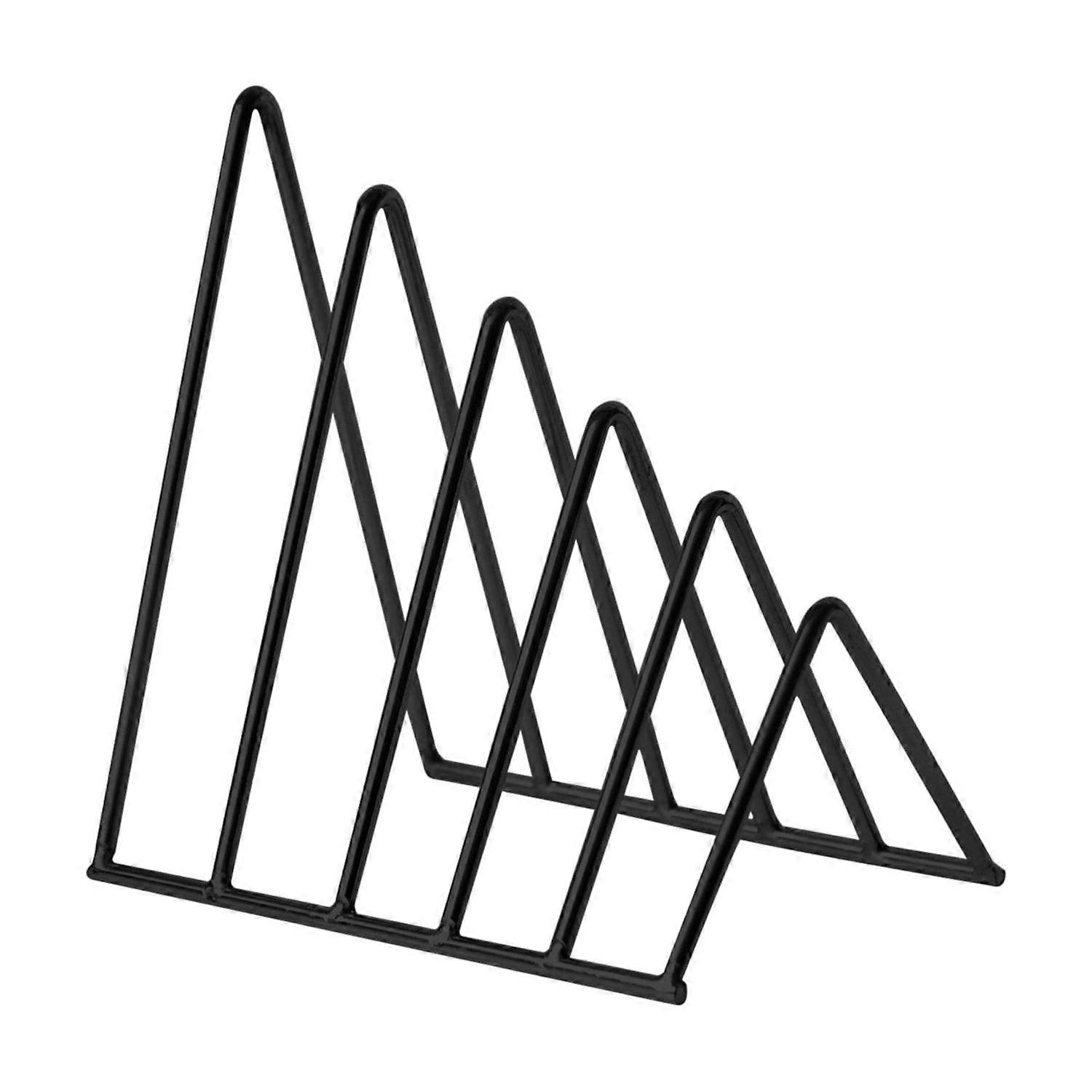 Fashionable Multifunctional Desktop Shelf Storage Rack Metal Desktop Bookshelf Suitable For Home, Office, School, Can Store 5 Books