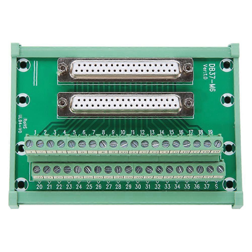 High quality  Terminal block DB37-M6 Dual female terminal block Wiring terminal
