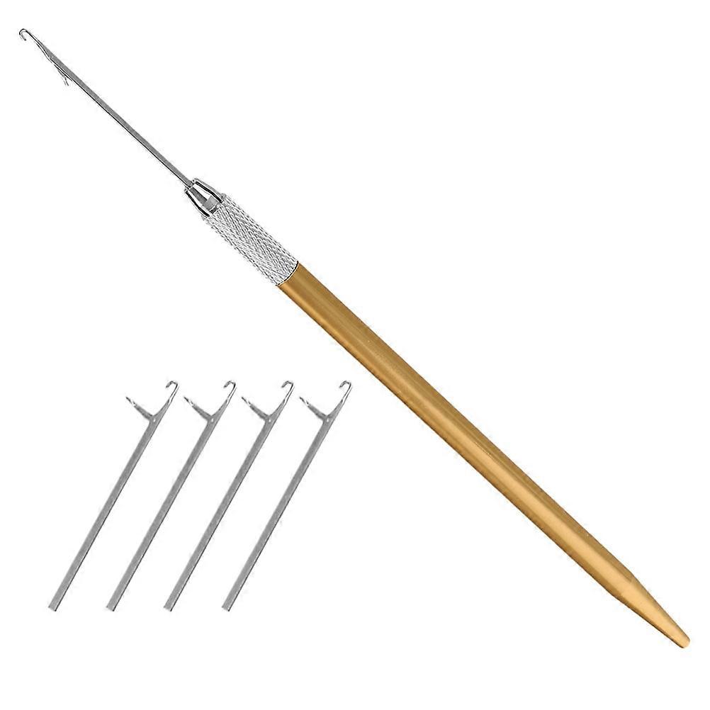 Compact Crochet Hook for Dreadlocks, Enhances Control, Ergonomically Shaped