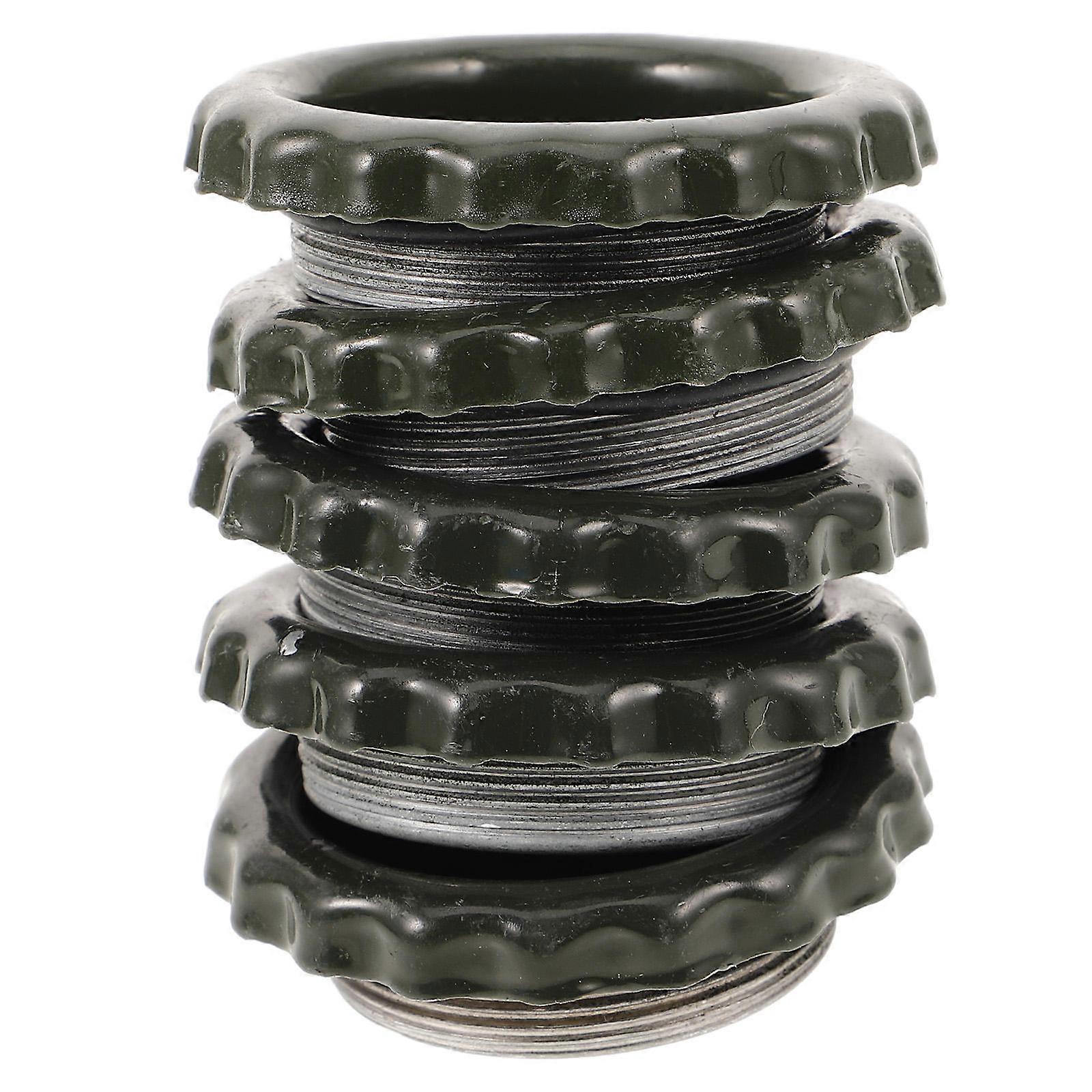 5pcs Metal Bung Caps for Drums – Secure Seal for Oil, Chemicals & Fuel Drums – Leak & Environmental Protection