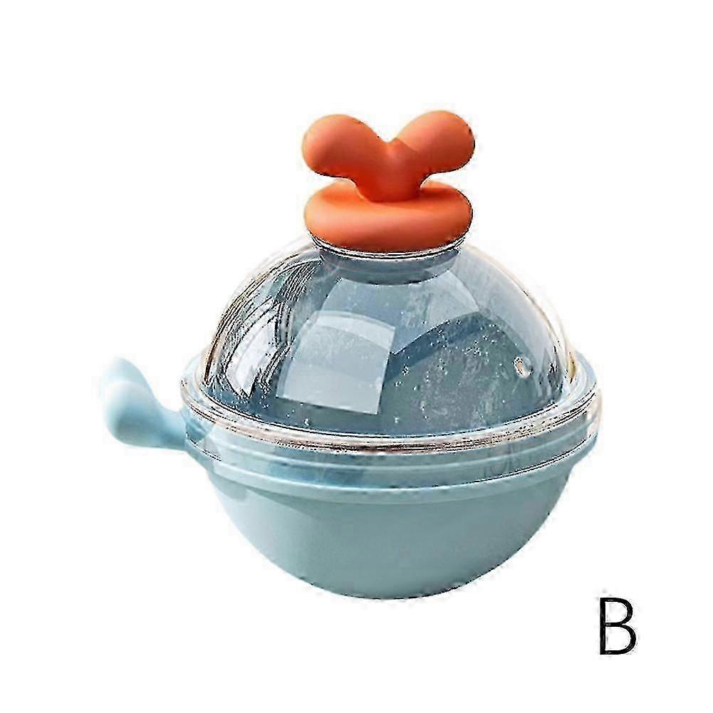 Creative Bulb Ice Cube Mold Whiskey Sphere Summer Cold Drink Ice Ball Maker--Blue