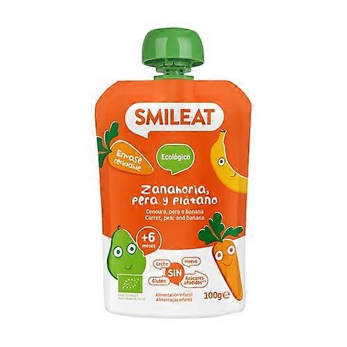 Pear, banana and carrot pouch eco 100 g (Banana - Pear - Carrot)