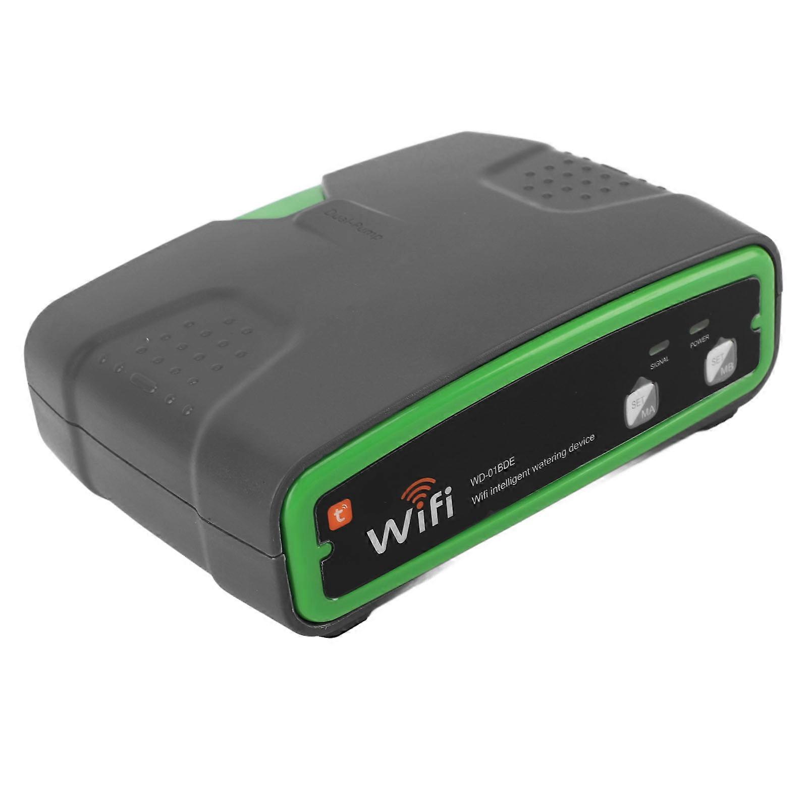 Automatic Watering System Intelligent Dual Pump App Remote Control Timer Memory Function Low Noise WIFI Automatic Plant Waterer for Balcony Garden 