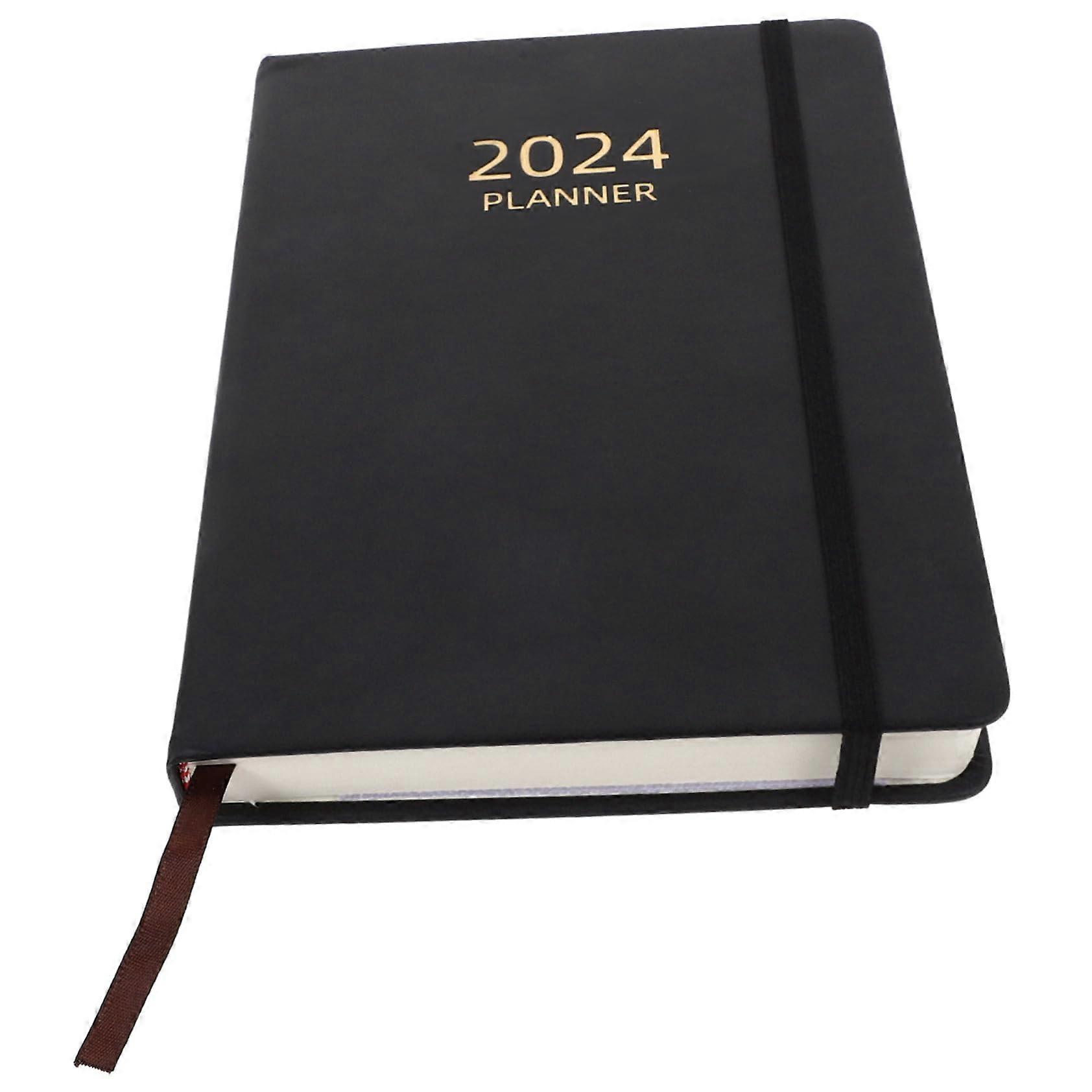 Elegant 2024 Schedule Book Planner Notepad Ruled Pages For Work And Personal Diary Daily Planner Year 2024 Edition