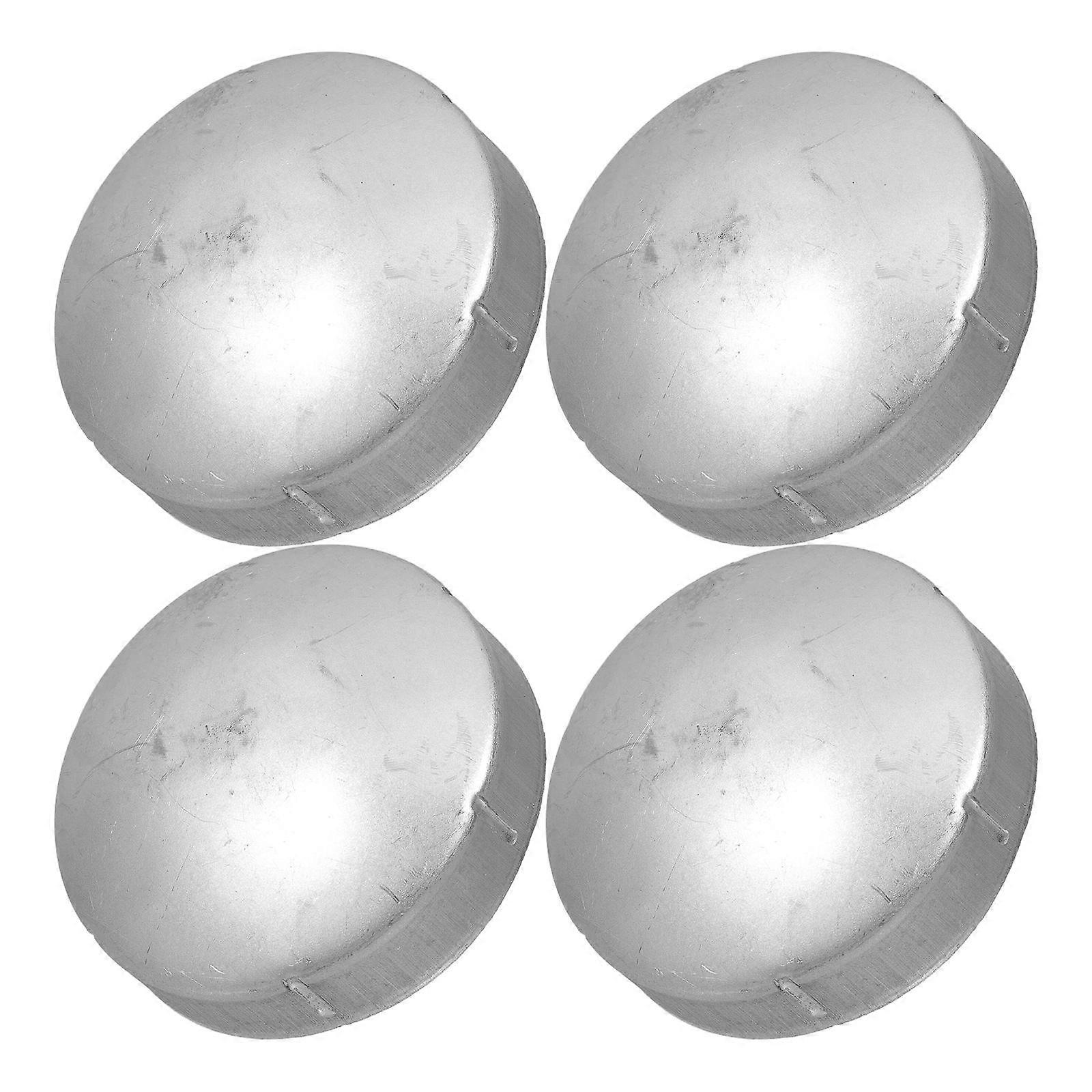 4pcs Heavy Duty End Caps for Highway Guardrail Posts – Durable Column Covers to Improve Vehicle Safety and Extend Lifespan