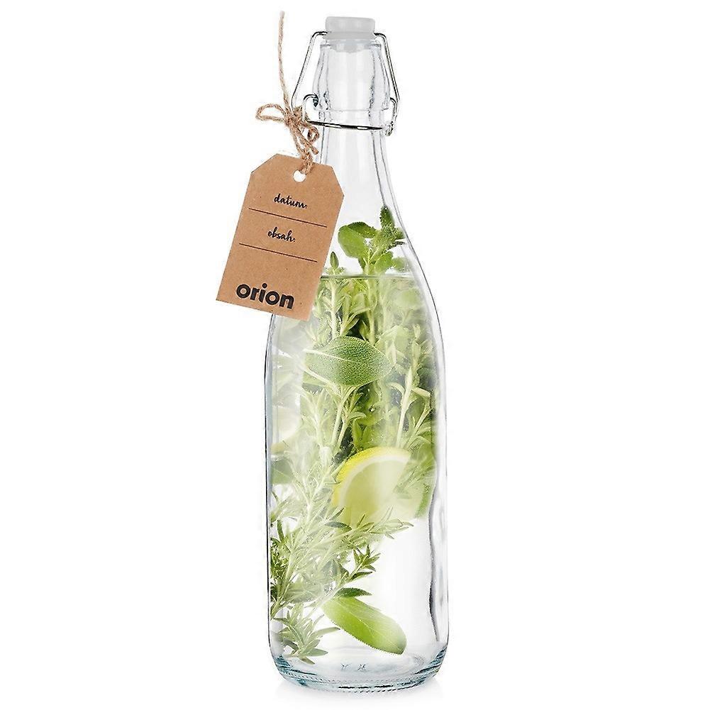 Flasche mit Clipglas 1 l
