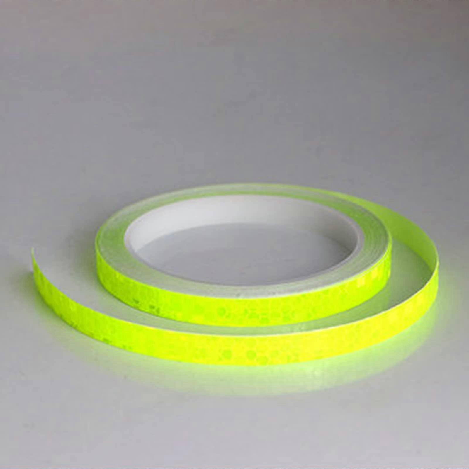 Fluorescent Green Highvisibility waterproof tape for trailers, trucks