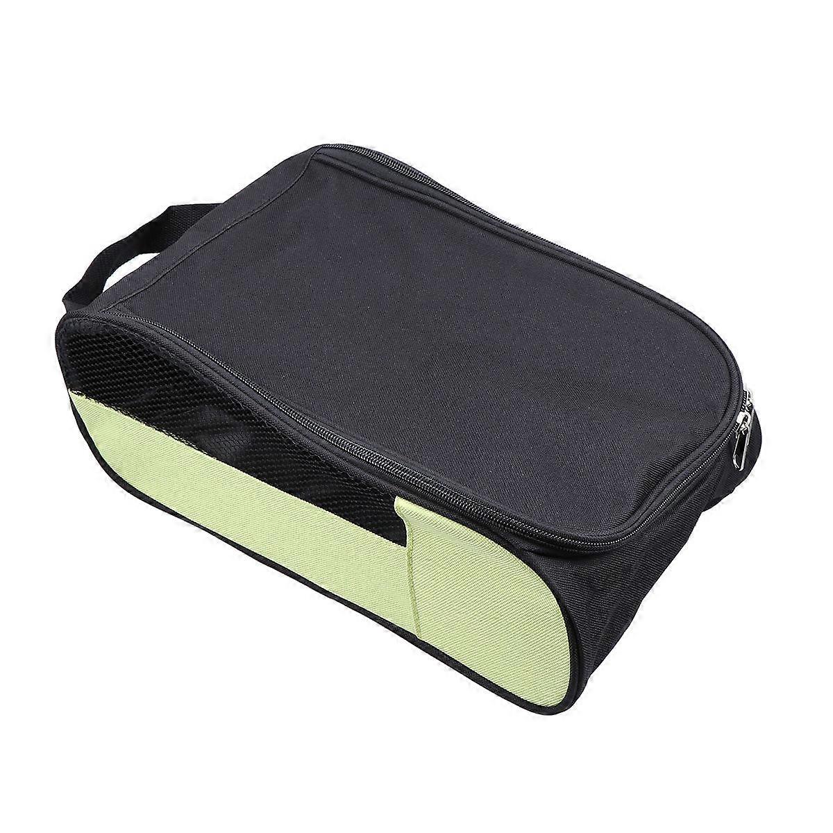 Shoes Bag For Travel Outdoor Rectangular Side Three-Panel Design Mesh Fabric Ventilation 1Pack