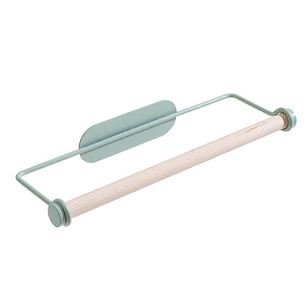 1pc Iron Towel Rack with Hanging Paper Roll Storage Holder for Kitchen or Bathroom Use – Easy Install Design for Home or Hotel
