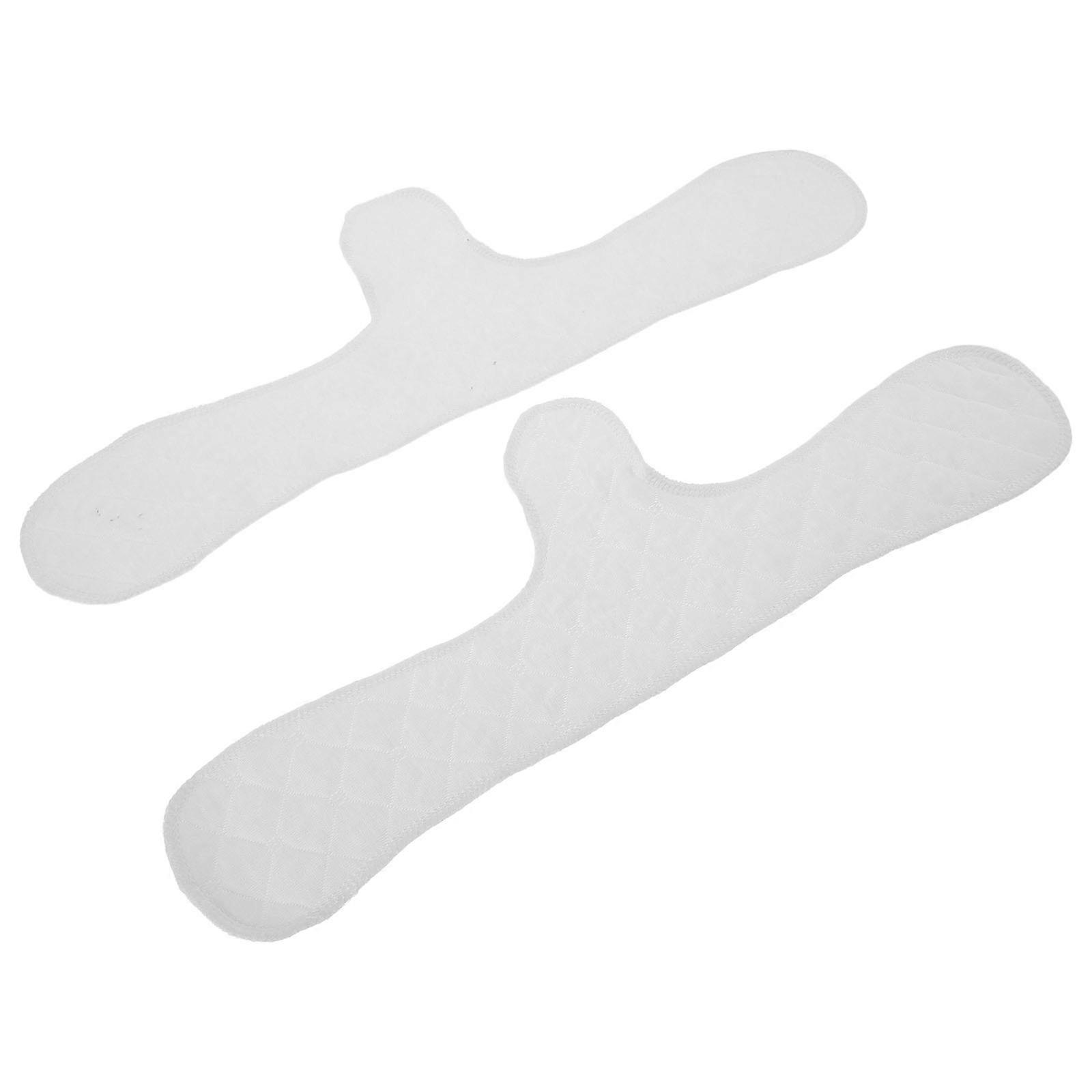 Reusable Pad Liners Thin Bra Inserts for Women's Breast Sweat Absorption Comfort and Non Slip 2Pcs