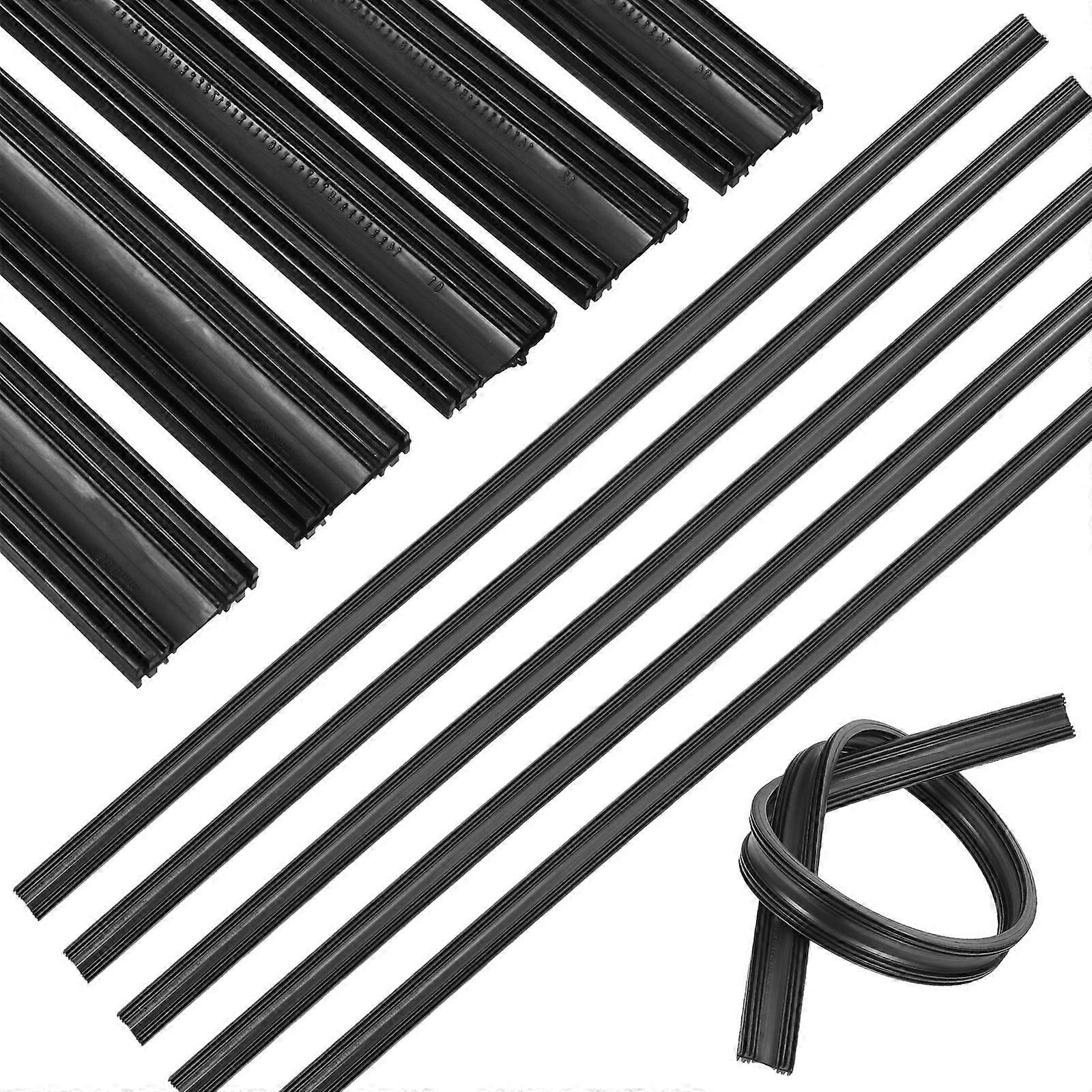 10Pcs Windshield Wiper Refills Rubber Strips for Automobile