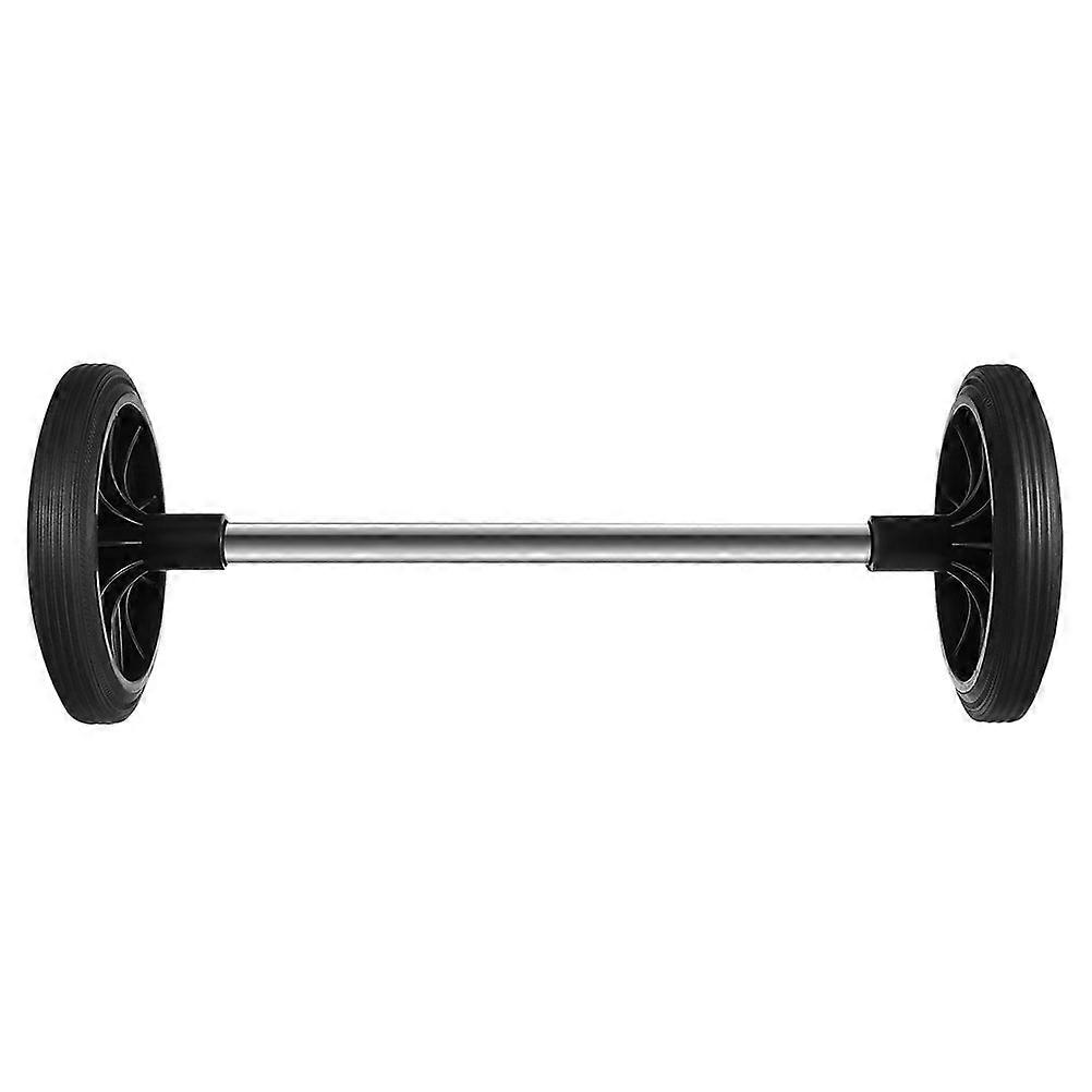 Trash Can Wheel Replacement 1Set Assorted Color Easy Installation Plastic Trash Can Wheel