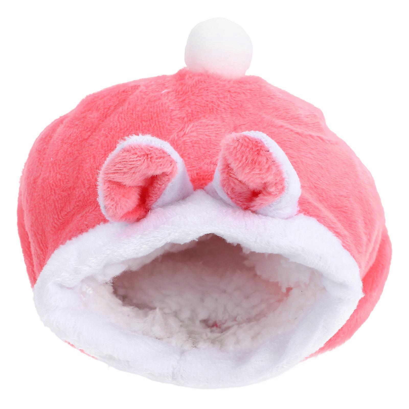 Soft Cotton Animal Bed for Hamsters & Hedgehogs – Warm Winter Nest in Rabbit Style, Cozy & Comfortable for Indoor & Travel Use
