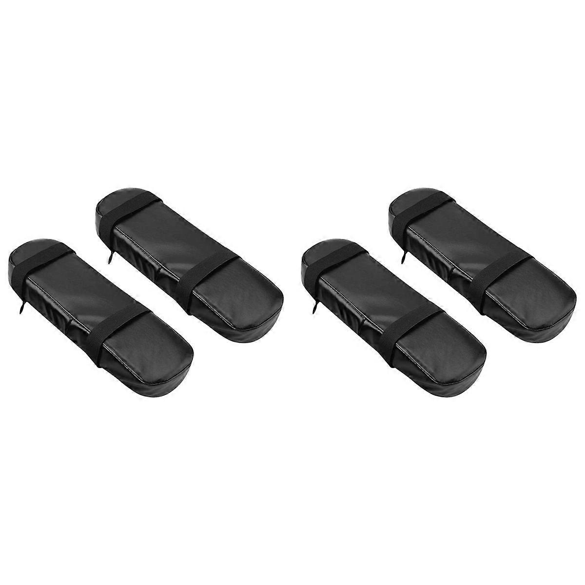 1 Pair of Memory Foam Armrest Pads Soft Office Chair Elbow PU Leather