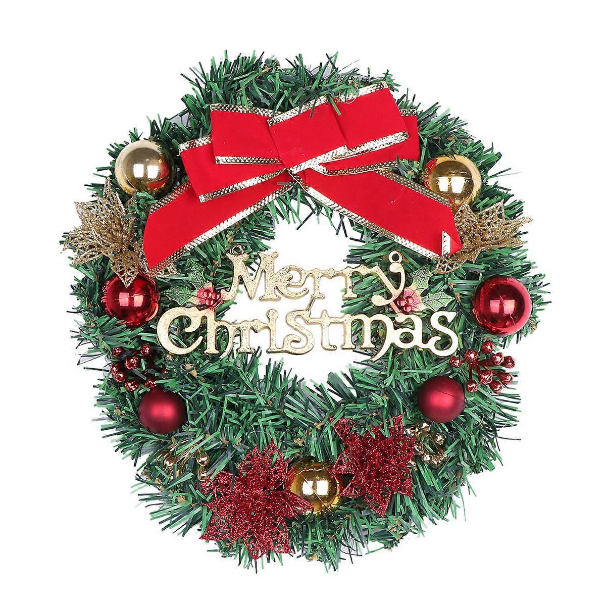 Craft Wreaths To Decorate Unique Christmas Garland Rattan Wreath Circular Shape 1Pc