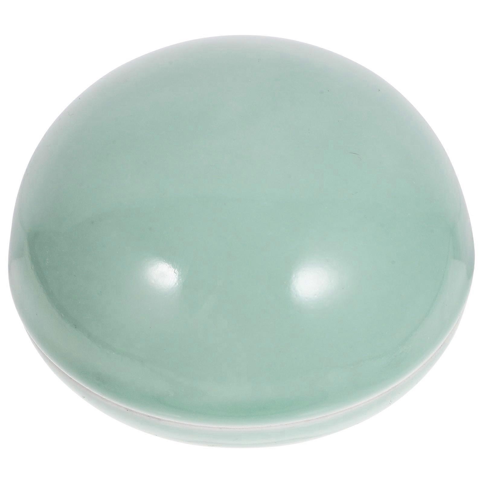 Stamp Ink Pad Storage Box Durable Calligraphy Seal Porcelain Box Students 10.50X10.50X5.00CM 1Pack