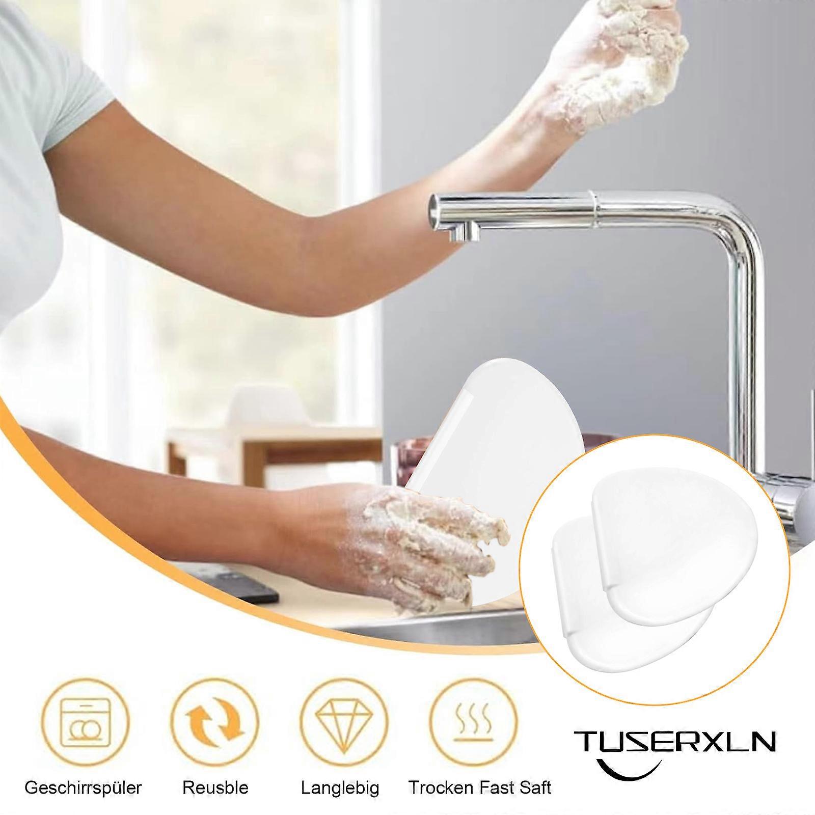 Flexible silicone dough scraper, large (6" x 4.3"), multi-purpose dough card, non-stick dough cutter, food dough scraper