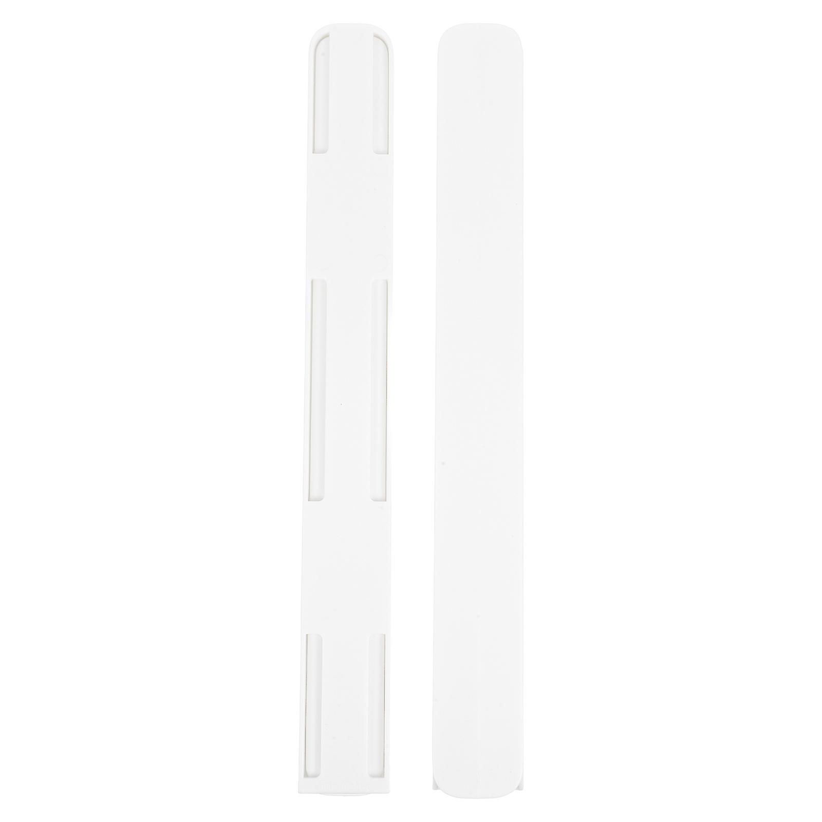 Heavy Duty Bottom Mount Drawer Slides 2pcs Smooth Operation Durable Plastic Cabinet Guide Rails Easy Installation White