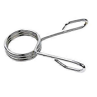Barbell Spring Clip That Prevents Plate Slipping, Compatible with 2 Inch / 5 Cm Olympic Bars
