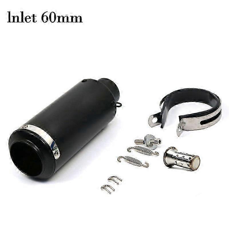 51 مم 60 مم دراجة نارية SC أنبوب العادم مناسبة لكاتم صوت ألياف الكربون مع DB Killer