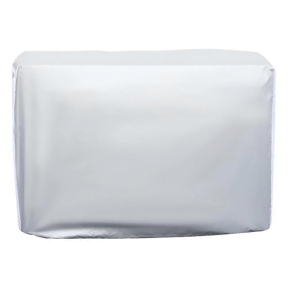 Dust-Proof Air Conditioner Protector Polyester Cover for Outside Unit Prevent Bugs Scratch 75X57X26CM 1Set