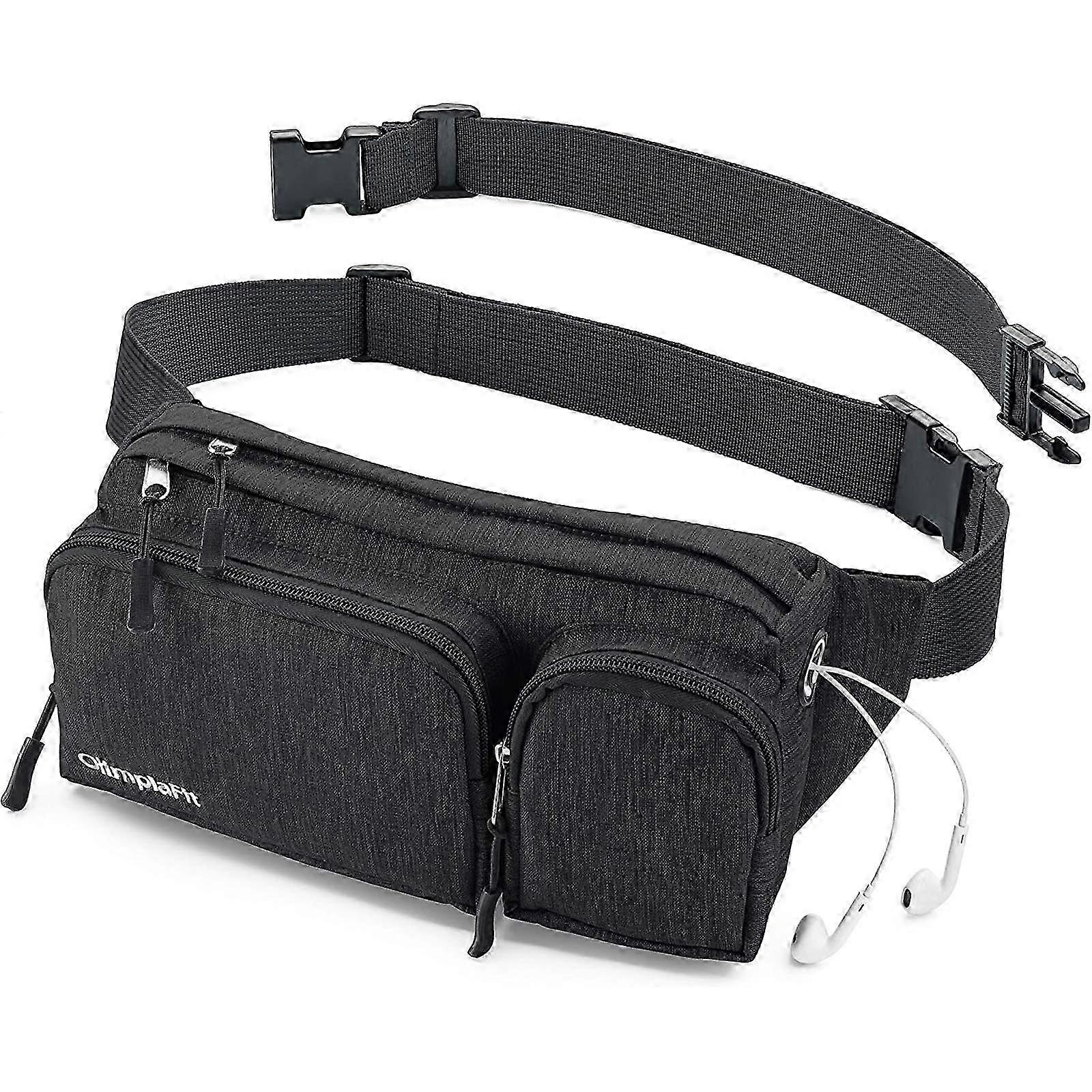 Water Resistant Fanny Pack Featuring 6 Anti-Theft Pockets Suitable for Various Activities