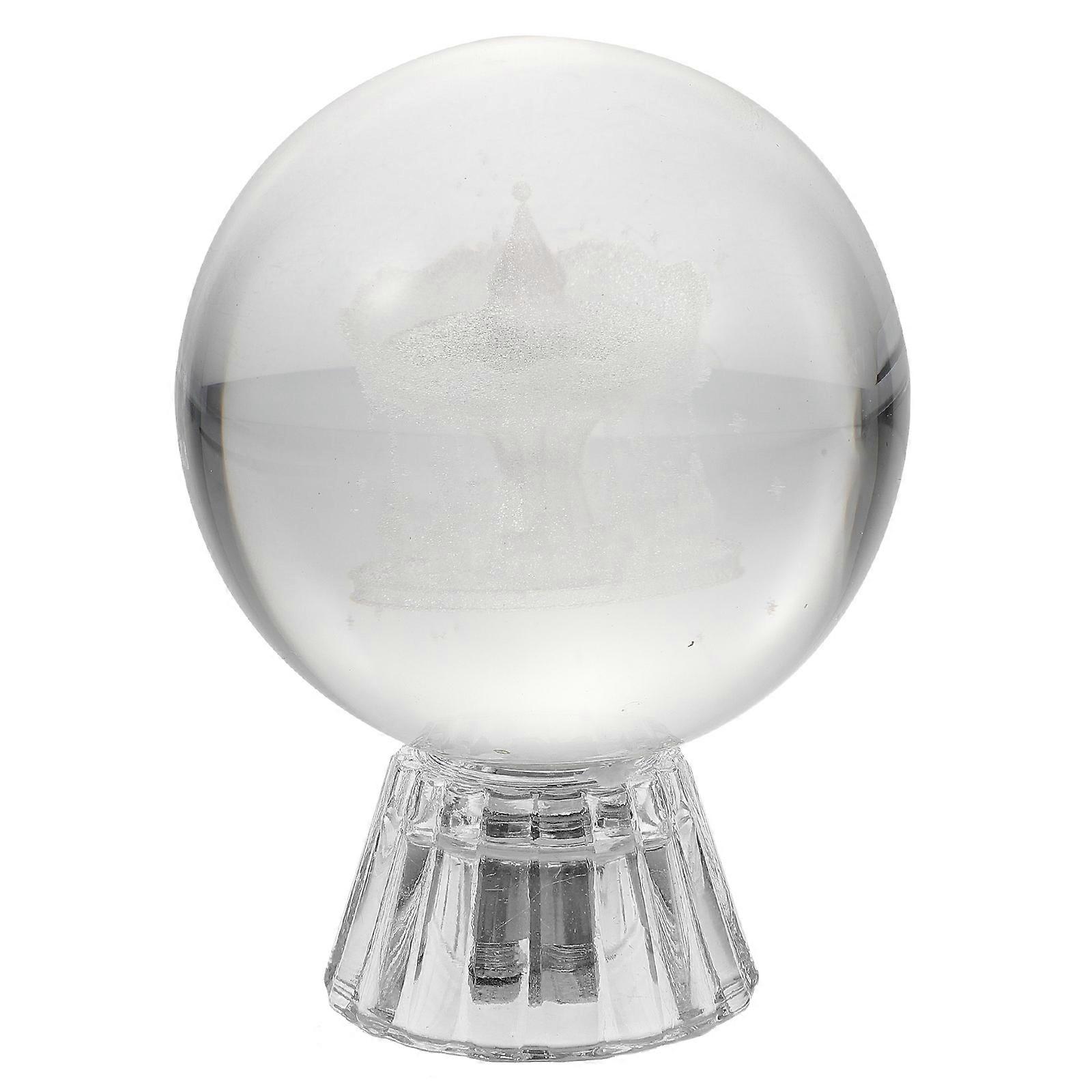 Engraved Crystal Unique Desktop Ornament Home Decoration Electronic Components Project Lights 1Set