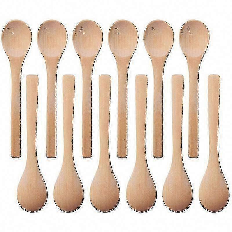 30Pcs Mini Wooden Spoons for Honey Tea Condiments Small Serving Utensils from SENZHE