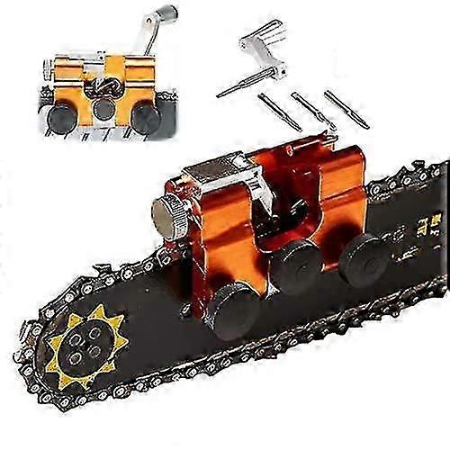 Chainsaw Chain Sharpening Jig Kit Tool File Device Chainsaw Sharpener Electric Sharpening Jigsuitable For Most Chainsaws