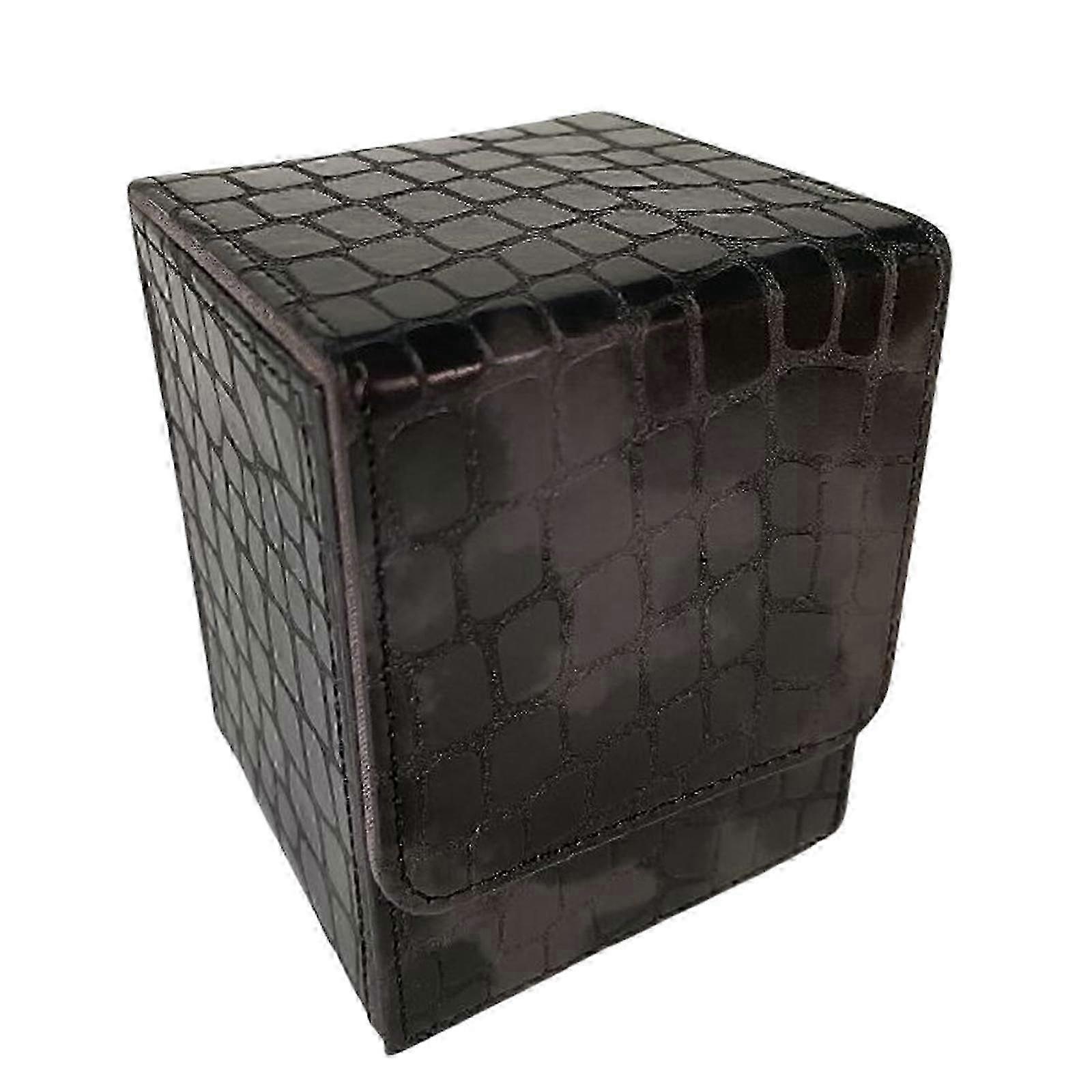 Magnetic Closure Card Storage Box for Trading Card Decks Compatible with TCGs and Collectible Card Games