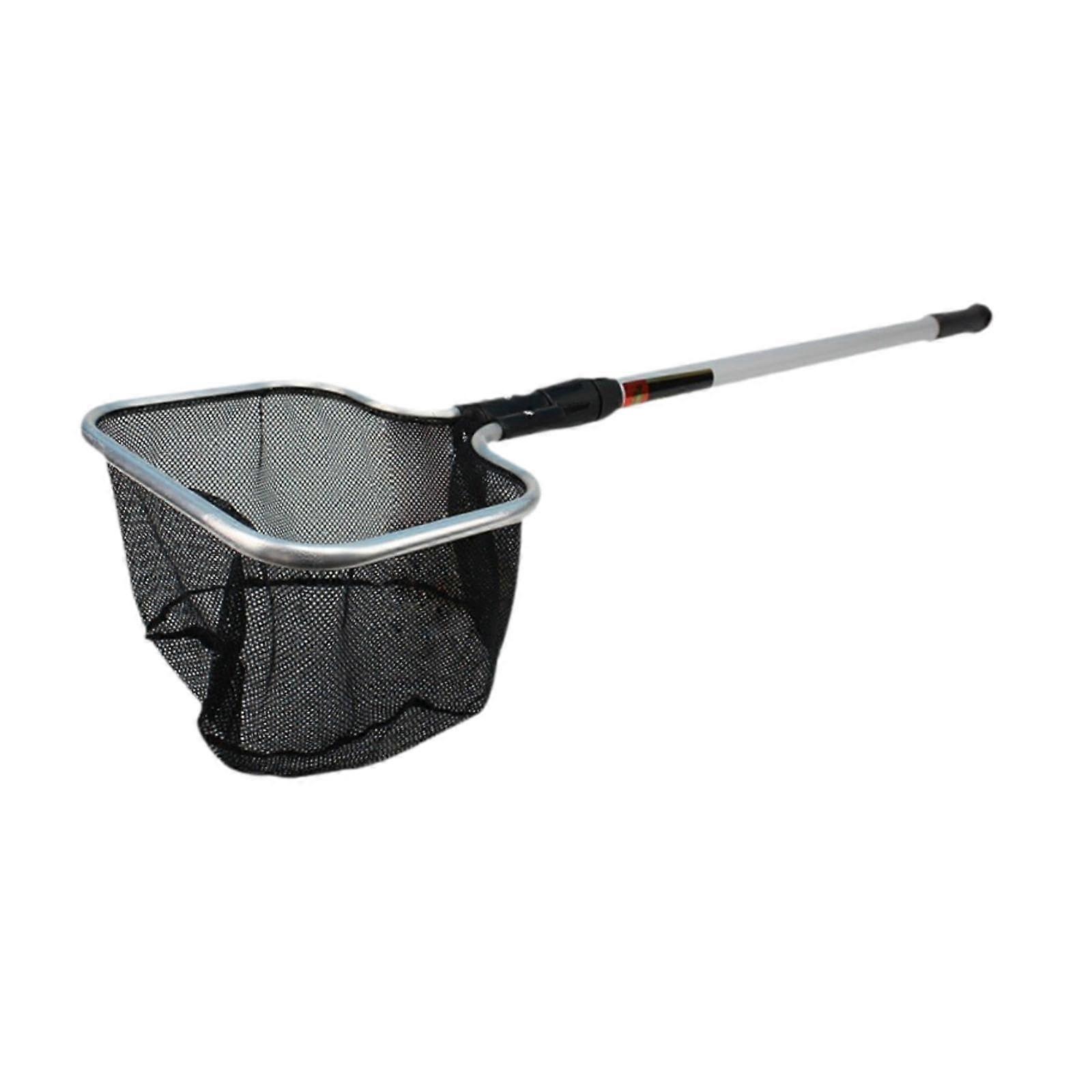 Aquarium net, fish net, portable, heavyduty, square fishing net, fishing landing net for fishing gear, boat