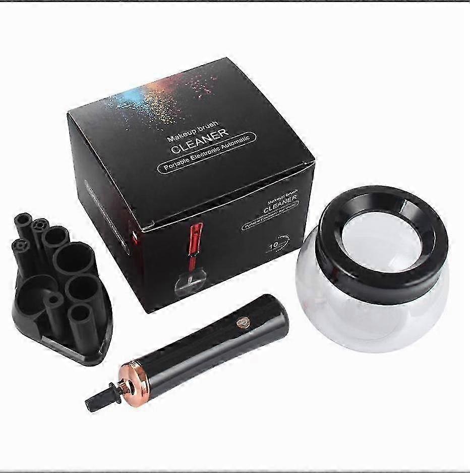 Makeup brush cleaner and dryer for quick and efficient cleaning (white)