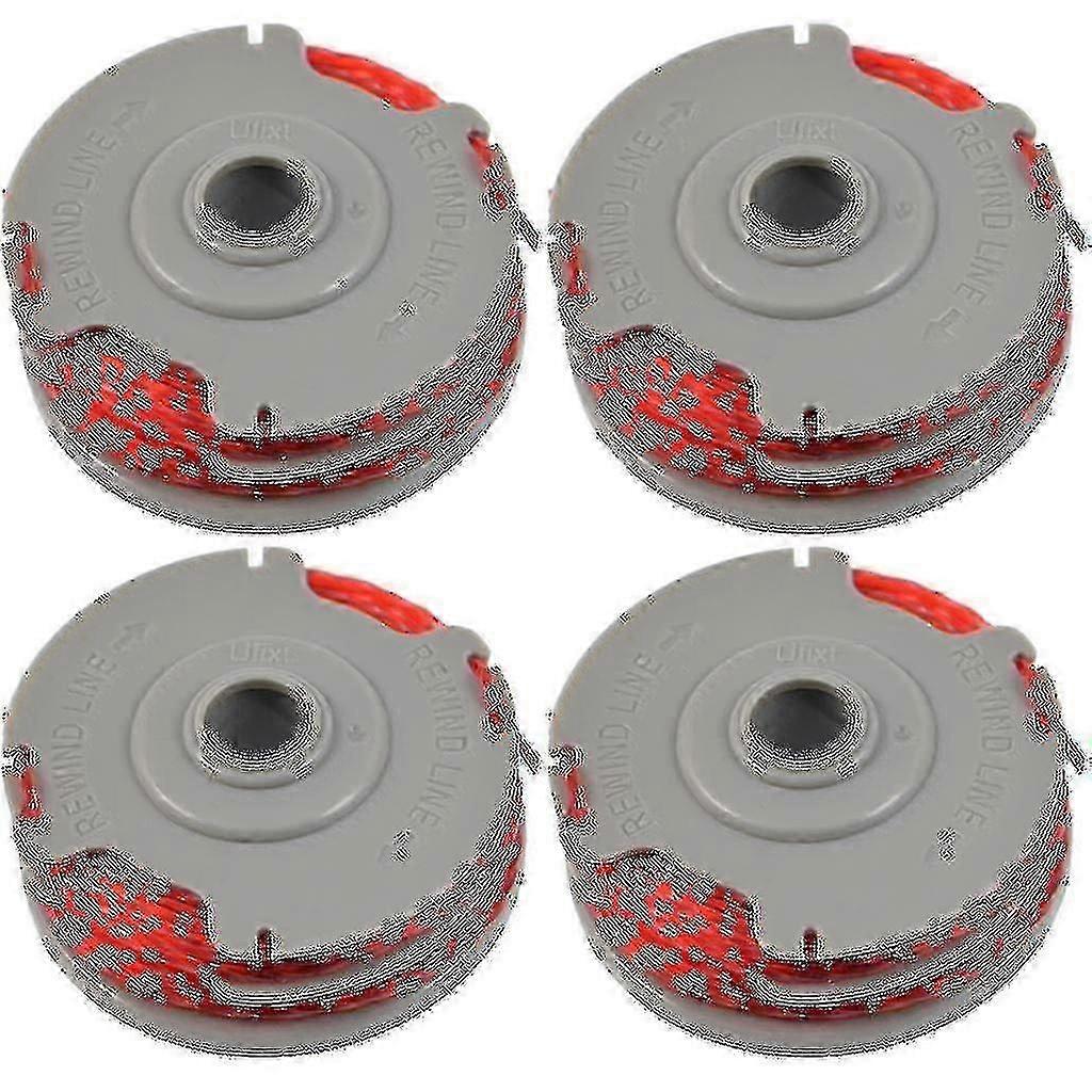 4 X Trimmer Strimmer Spool & Line Double Autofeed Compatible with Certain Brands