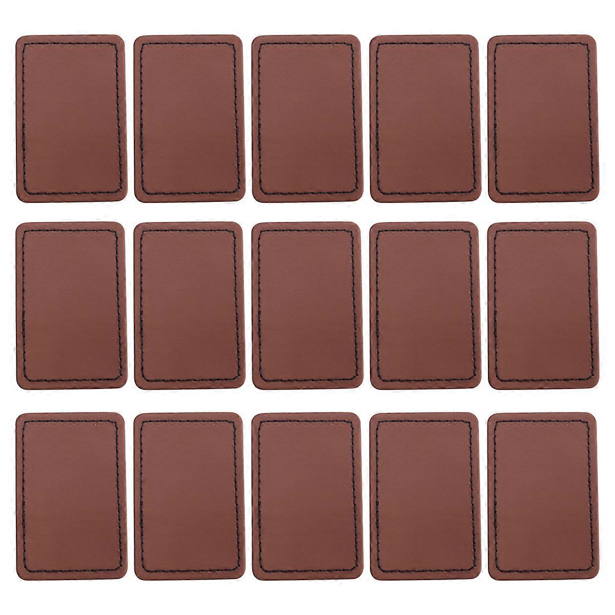 90Pcs Laser Engraving Blanks, Blank Leather Patch for Hat