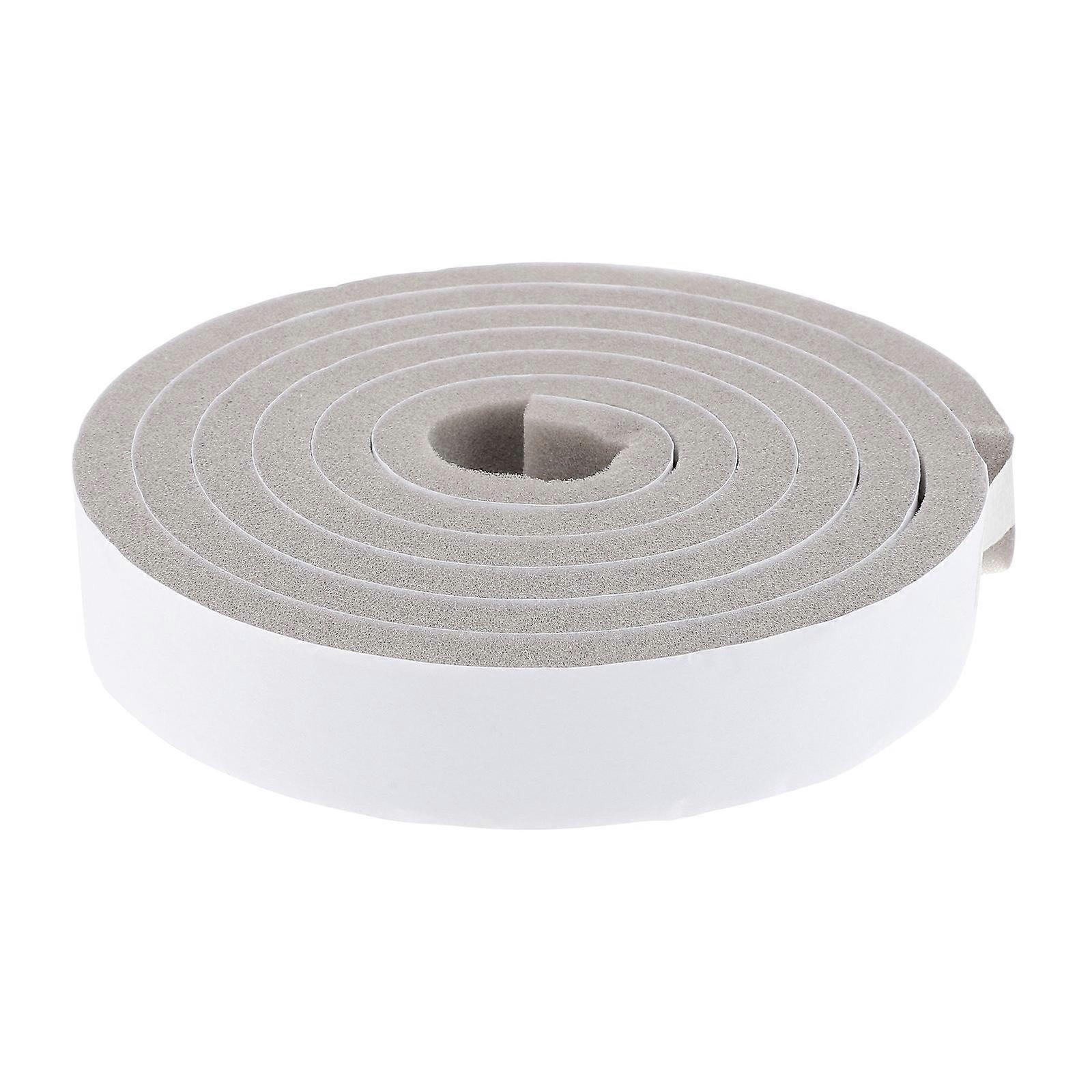 1 Roll Self-adhesive Sponge Door Seal Strip for Home Soundproof Windproof Waterproof