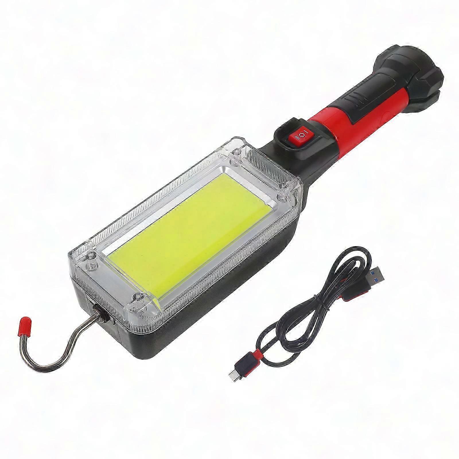 Rechargeable LED Work Light for Outdoor Activities with Assorted Colors 33.5x6.5x5.5cm High-Intensity Illumination 1 Set