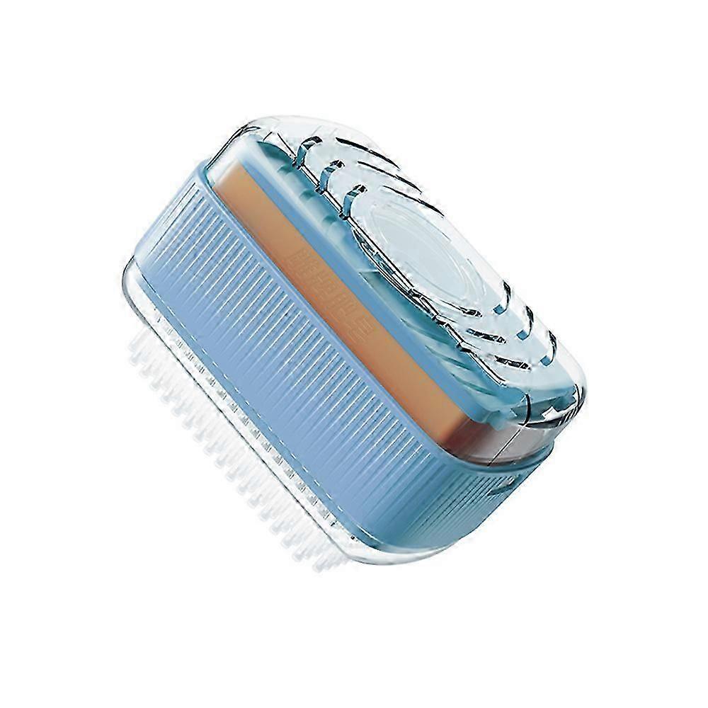 Foaming Soap Box with Roller Bubble Case for Laundry,Soap Storage Dispenser