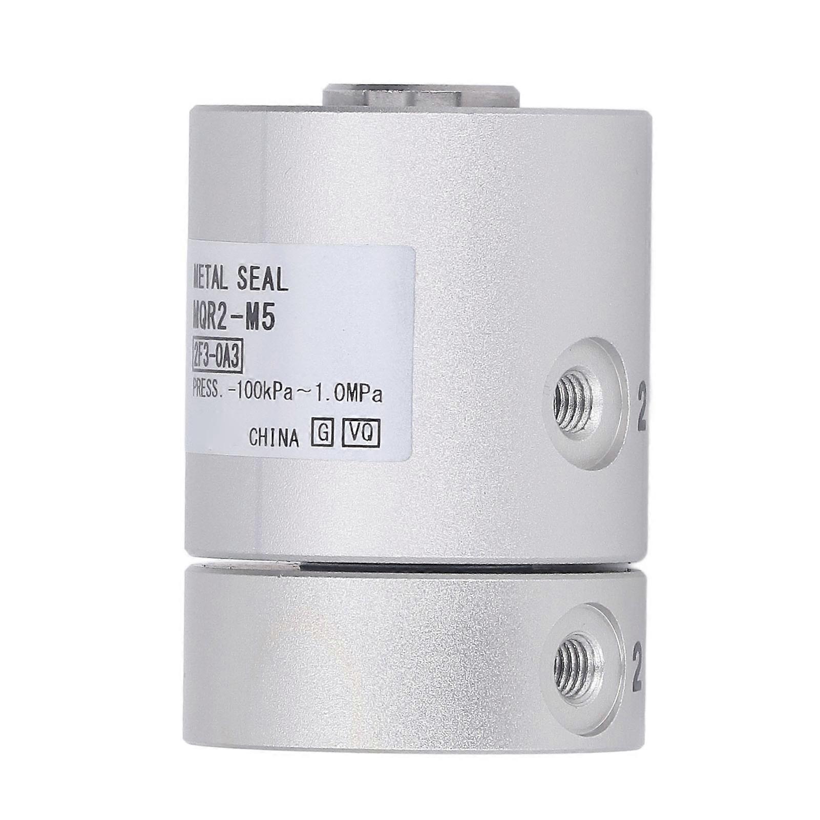 Pneumatic Rotating Connector Aluminum Alloy Multi Channel High Speed 360° Rotating Connector MQR2 M5