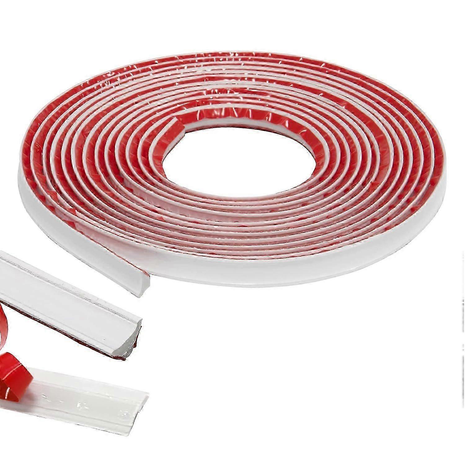 Esnek Trim Kalafat Şerit Duvar Kalıplama Trim, 1/2 inç x10 Ft Soyma ve Çubuk Trim