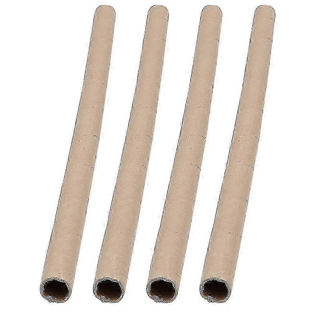 4Pcs Blank Paper Tube Cylinder for Kids Crafting, Refillable Paper Tube