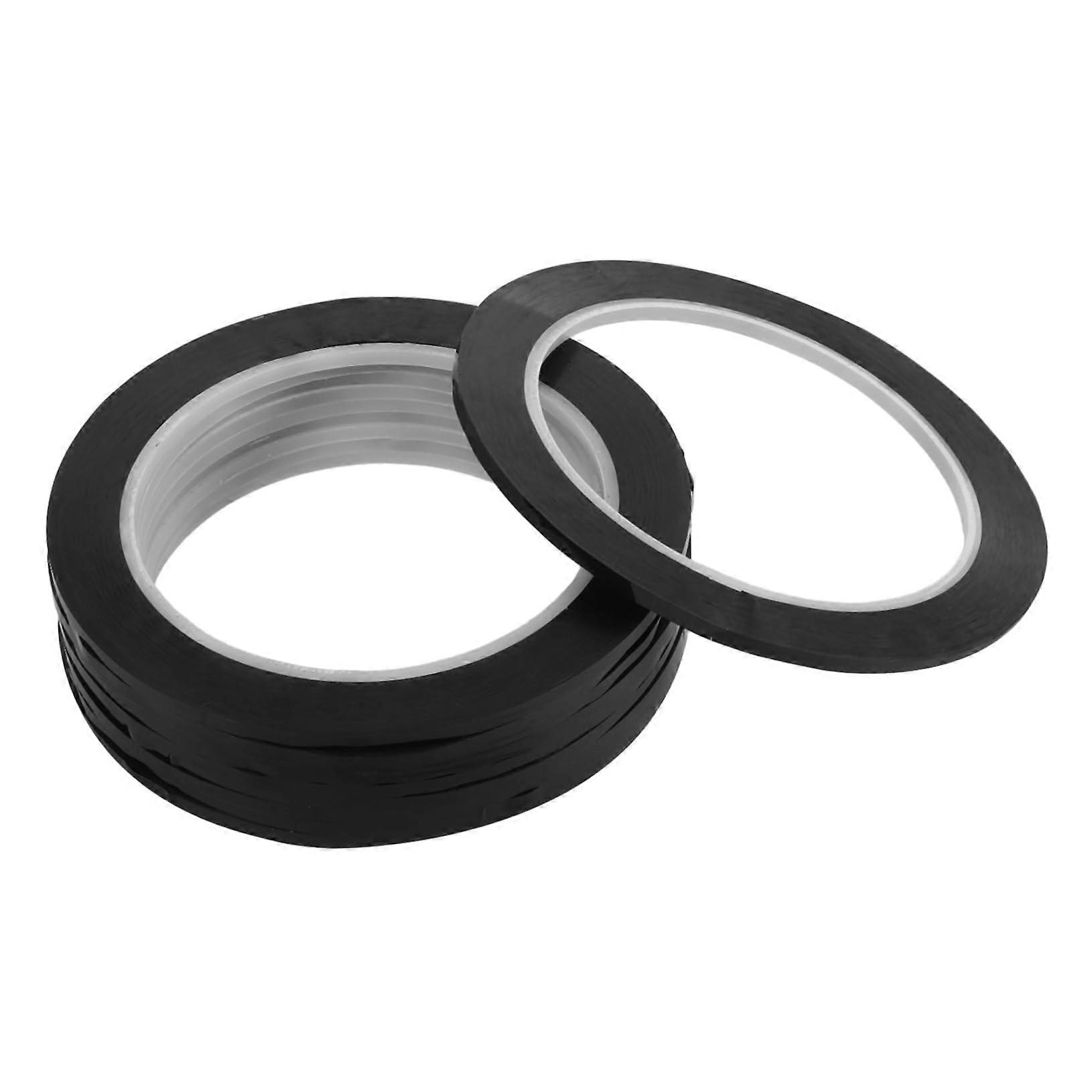 Pack of 10 Black Tape Whiteboard Tape Lines Plank Drawing Tape Marking Tape Graphic Tape SelfAdhesive Tape Black Tape