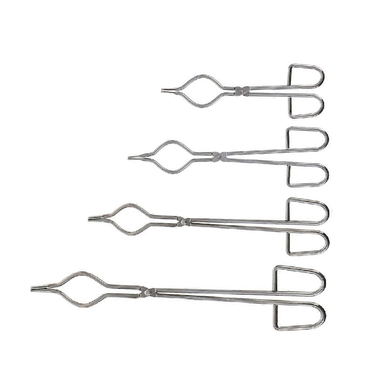 4 pieces crucible tongs for laboratory equipment chemical beaker crucible tongs highquality ergonomic tongs for handling Ref: 7103